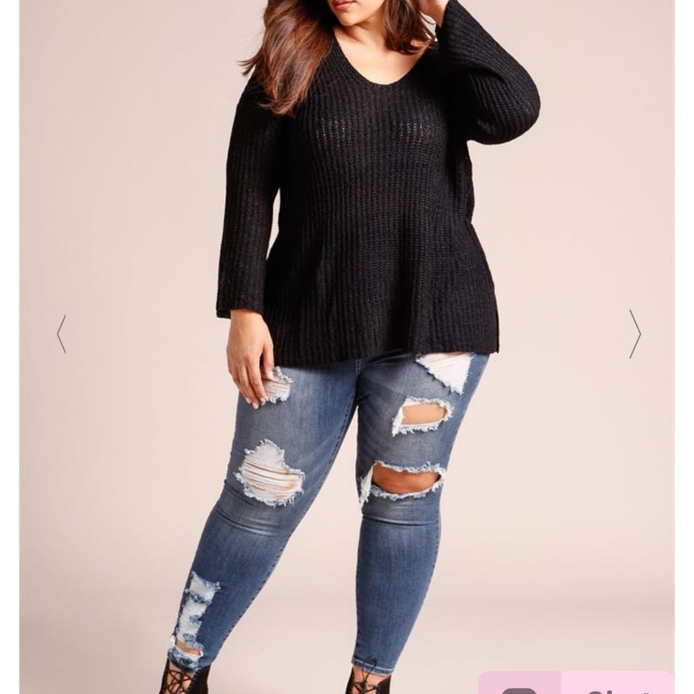 Plus size sweater
